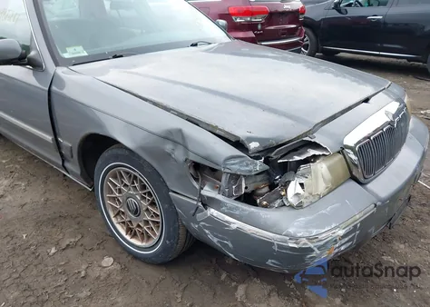 2000 Mercury Grand Marquis Gs из США, поврежденный, VIN 2MEFM74W9YX631315